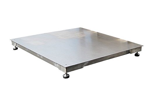 Picture of Optima Scale OP-916SS-5x5-10K 10000 lbs Stainless Steel Washdown Floor Scale - 4.2 x 60 x 60 in.