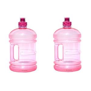 Picture of Ore Furniture PG19LH-38-PKP2 H8O BPA Free Water Jug With Handle In Pink&#44; 64 oz.
