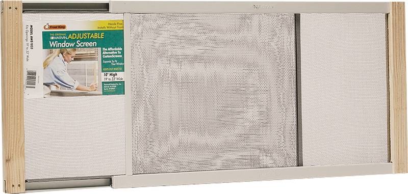 Picture of Thermwell Products 0454934 Steel Zinc Plated Adjustable Window Screen, 15 x 20-33 in.