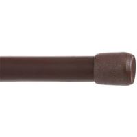 48-75 x 0.62 in. Spring Tension Rod - Chocolate