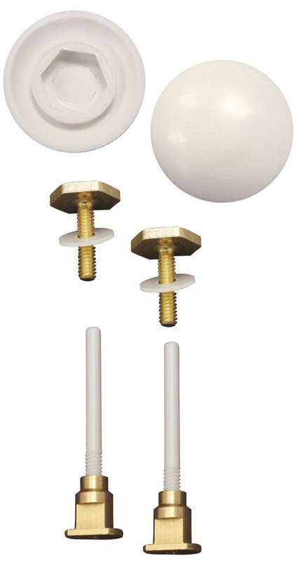 Toilet Capt & Bolt Sets, White