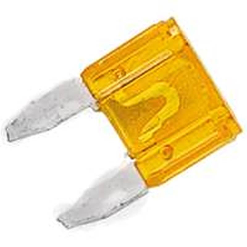 Picture of Bussmann Fuses 1292820 Bussmann ATM-20-RP Automotive Mini Non-Indicating Fast Acting Fuse&#44; 32 VDC&#44; 20 A&#44; 1 kA