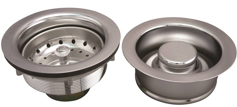 Picture of Plumb Pak 0766378 PlumbPak K5475 Sink Basket Strainer Assembly with Fixed Post, Stainless Steel