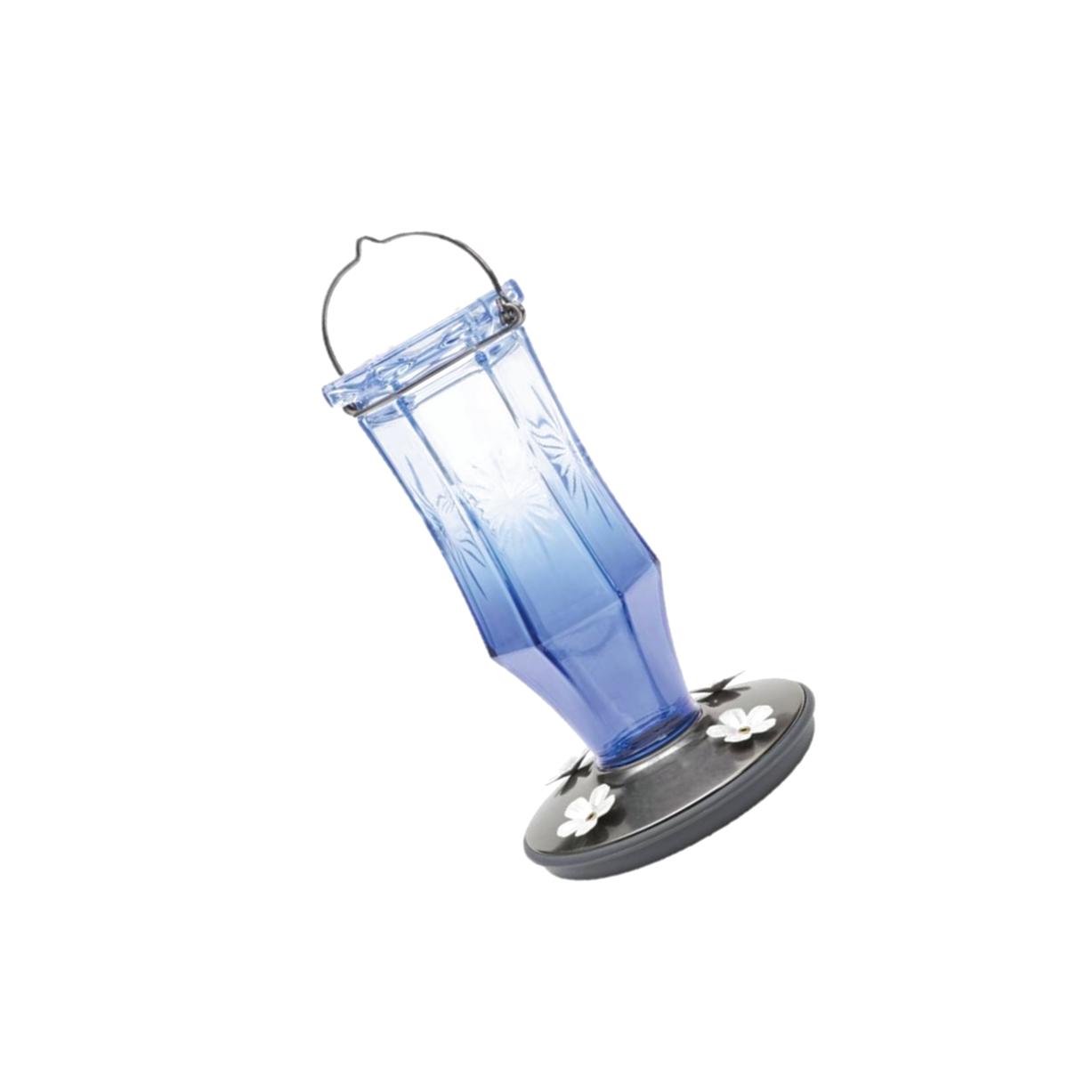 Picture of Woodstream 2277762 Sapphire Starburst Vintage Glass Hummingbird Feeder
