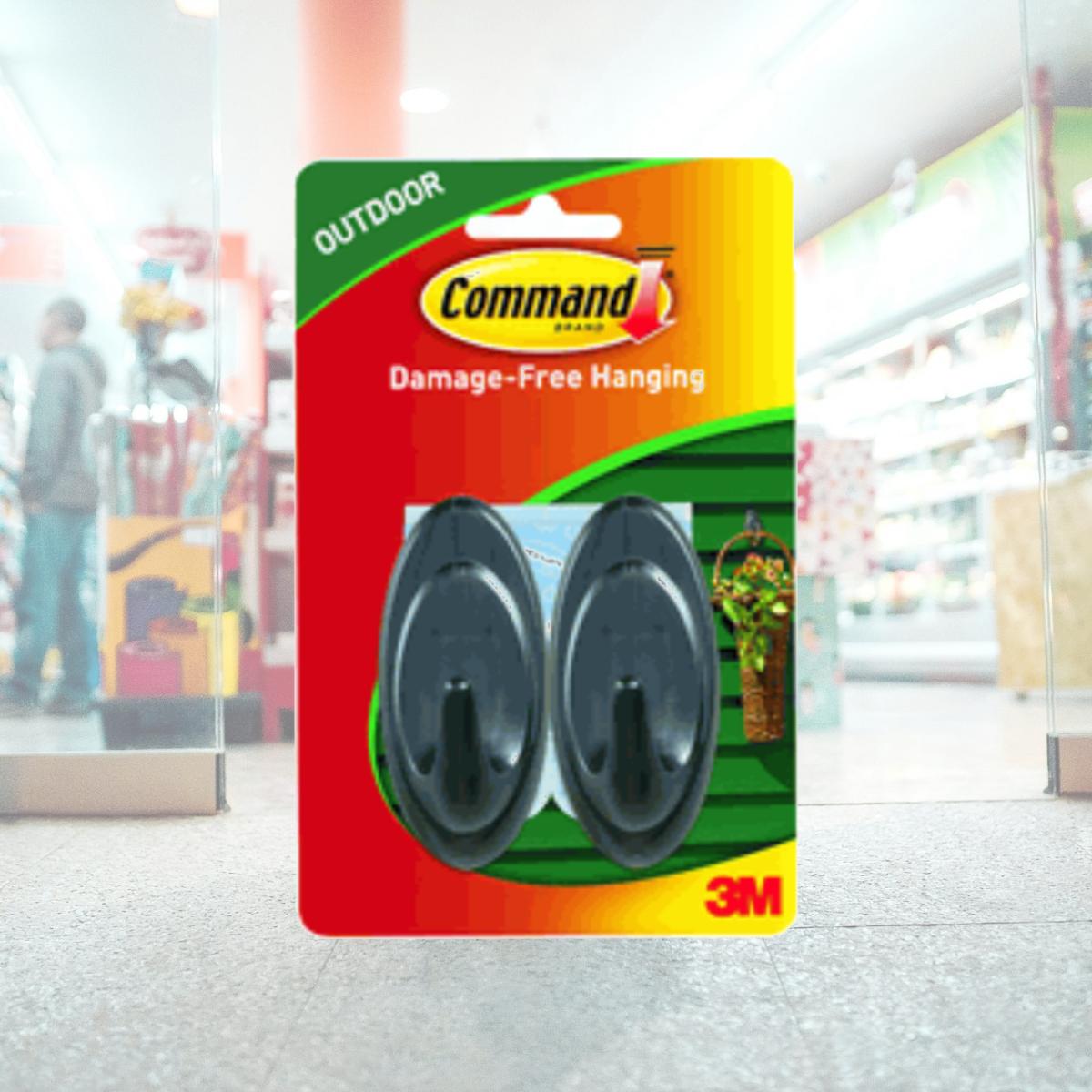 Picture of 3M 3437621 Outdoor Hooks Slate - Medium