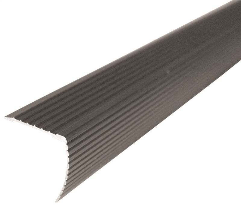 Flute Stair Edge - Satin Nickel - 36 in.