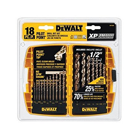 Picture of Dewalt 3073871 Ferrous Drill Bit Set&#44; Pack of 18 piece