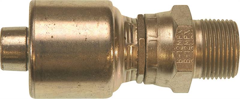 355636 Hydraulic Hose Coupling, 0.25 in., MNPT, Low Carbon Steel