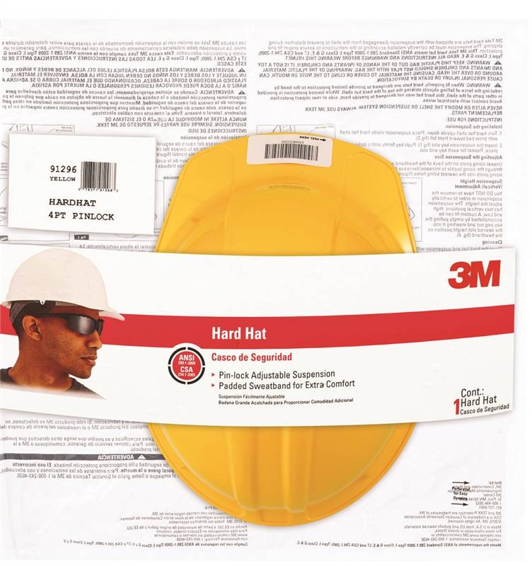 Picture of 3M 4310124 Tekk Protection Type 1 Hard Hat