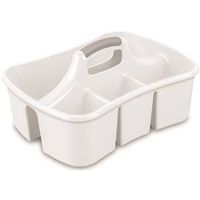 Picture of Sterilite 4252193 Storage Caddy - 17.625 x 12.625 x 9.25 in. - Plastic - White