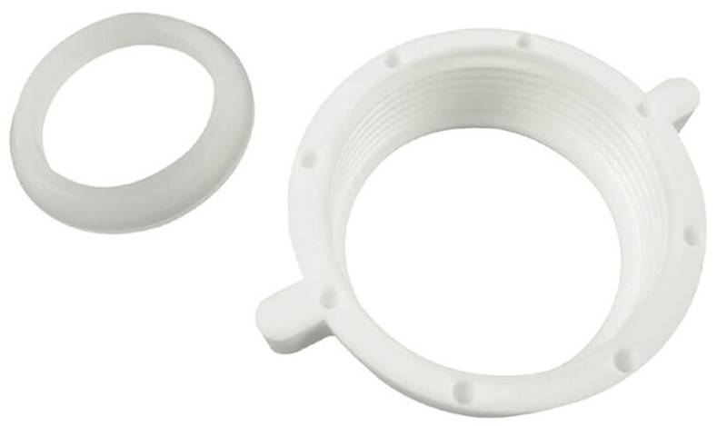 Nut & Washer Slipjoint, 1.5 White - 12 in.