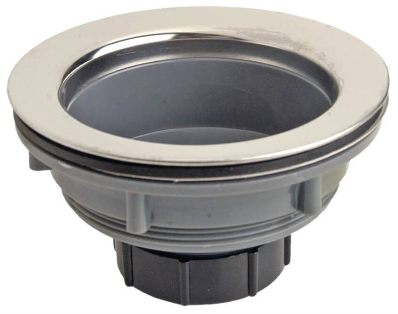 3.5 in. Chrome Plastic Strainer - Chrome - 3-1/2 in.