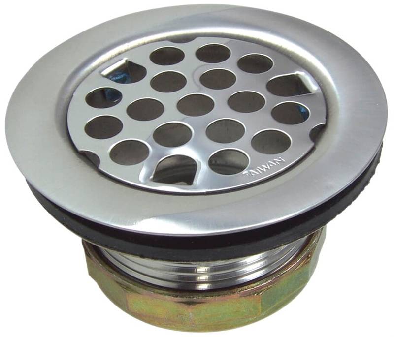 Strainer Sink Flat Assembly Chrome - Chrome - 2 in.