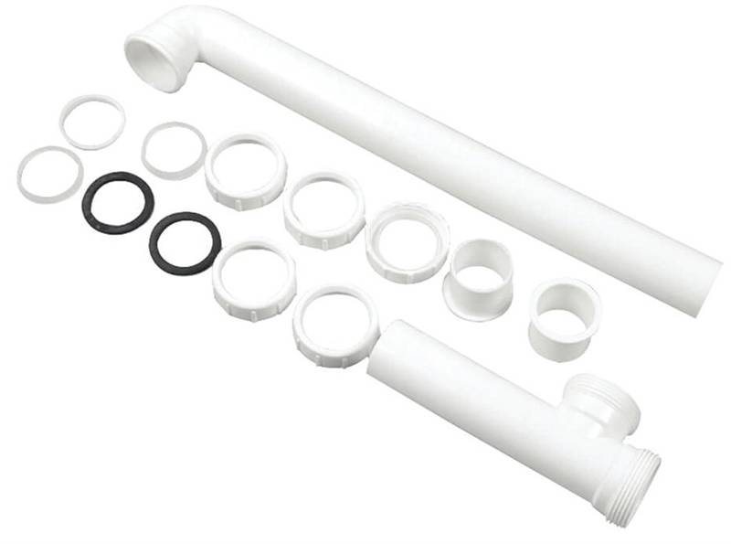 End Outlet Waste Drain Pipe, 1.5 in., Plastic