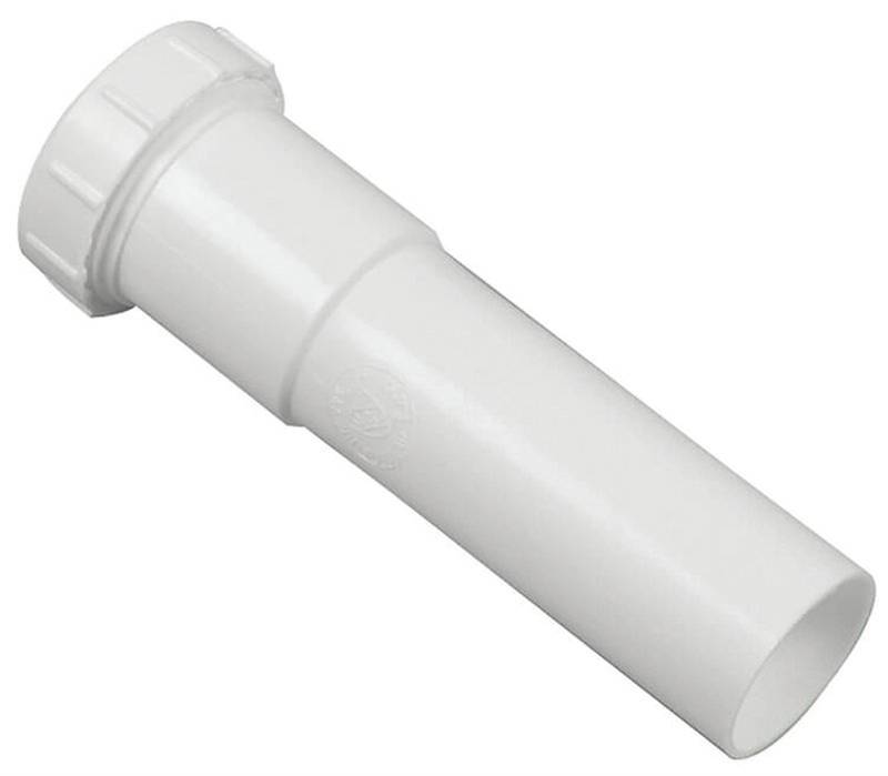 Slip-Joint Extention Tube, 1.5 in., Plastic for Use with Kitchen & Bathroom Sinks