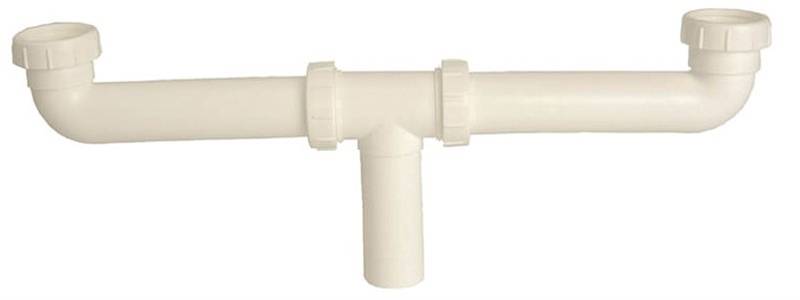 Drain Pipe Waste Center Outlet, 1.5 x 16 in.