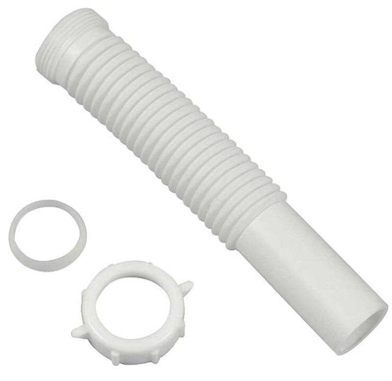 Tailpiece Extension Flexible, 1.25 x 9 in.
