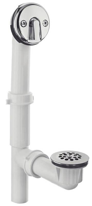 Tub Drain Trip Lever Kit with Chrome