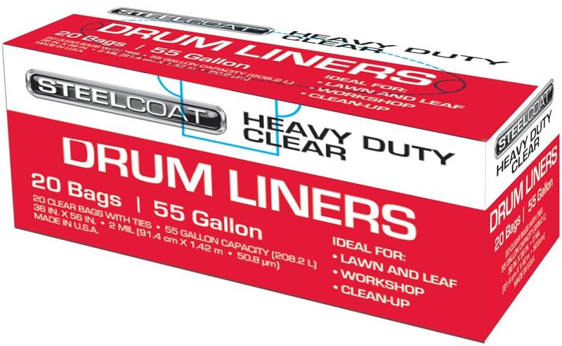 5425970 Liner Drum 55 gal Clear 2Mil