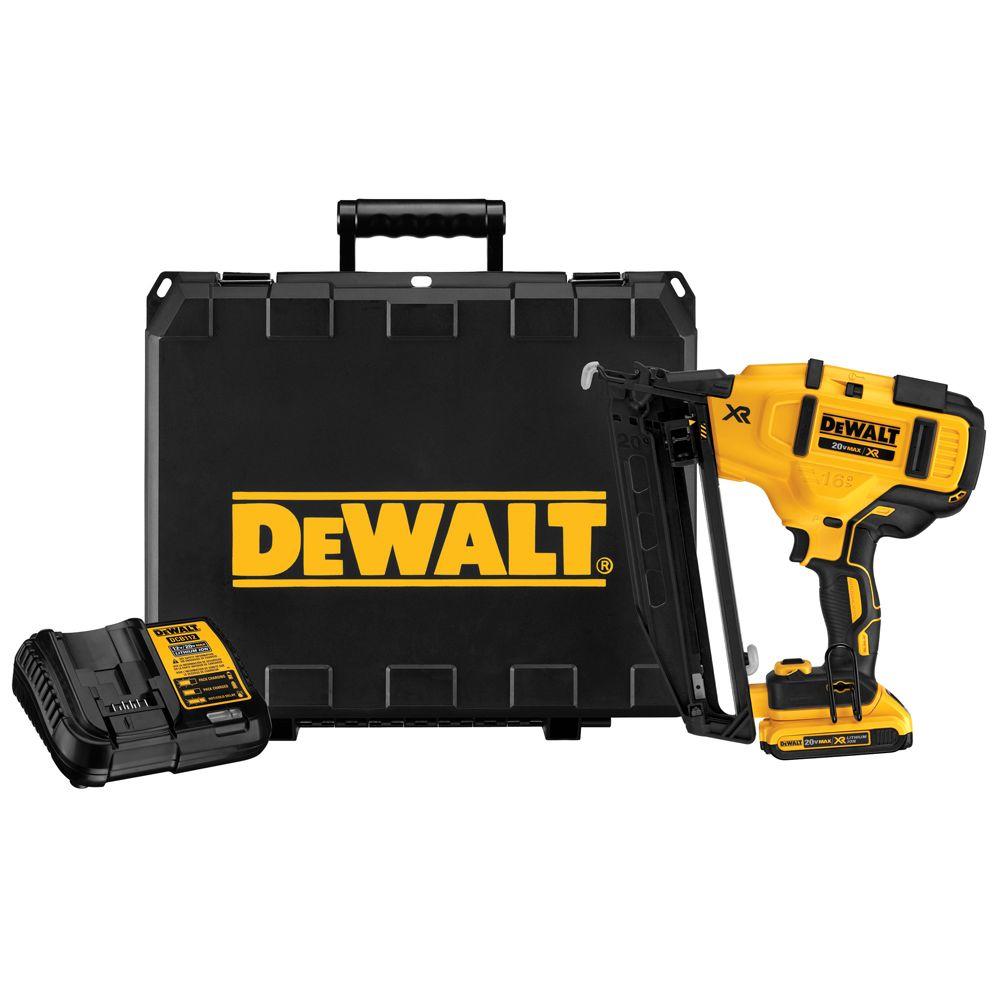 Nailer Finish Angled 16 Galvanized, 20V