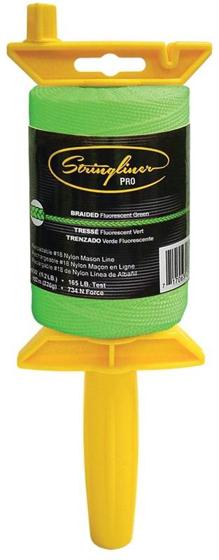 Stringliner by U.S. Tape 5908090 500 ft. Tape Braided Line FL Green