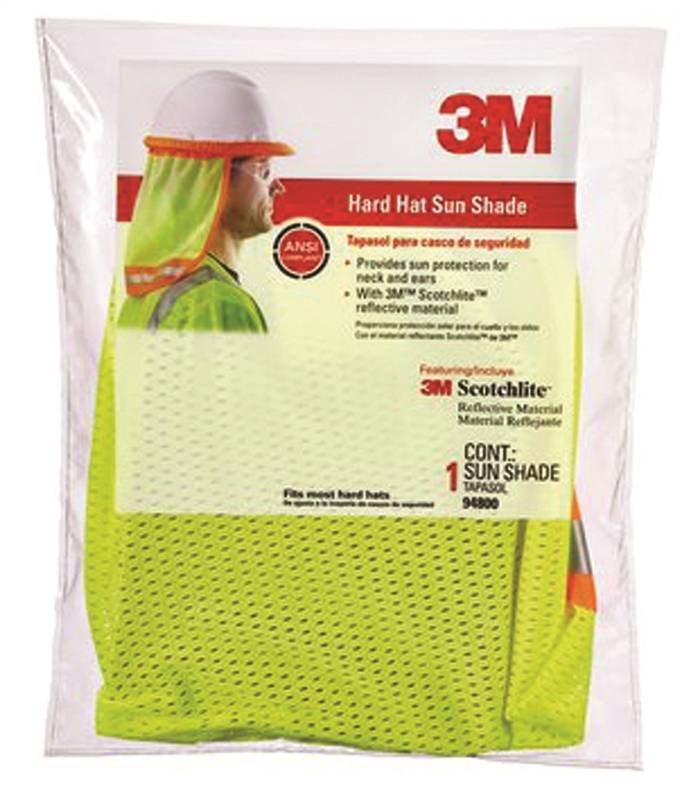 Picture of 3M 4310470 Hard Hat Sun Shade&#44; Yellow