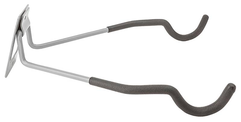 Storage Flip - Up Bike Hanger Hook, Gray Finish