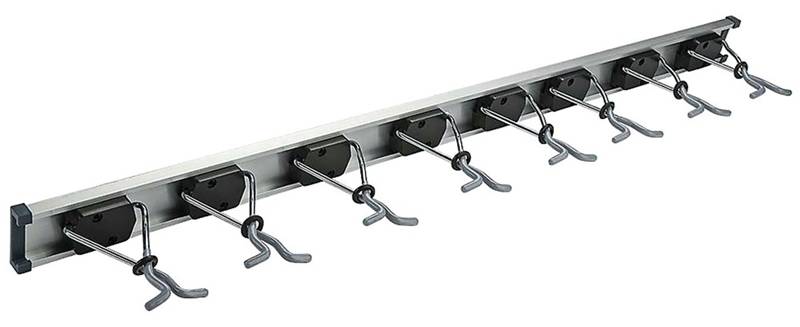 7180243 18 in. Sliding Grip Clamp Organizer Storage Systems, Gray