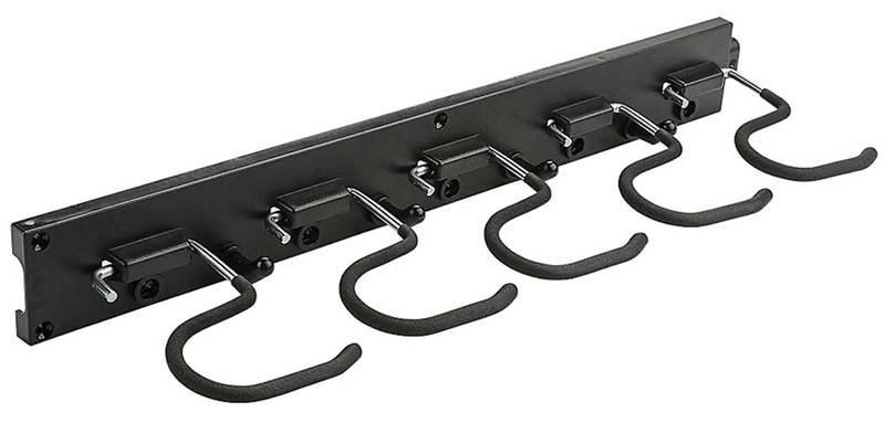 7180284 64 in. Adjustable Storage Systems, Black Finish