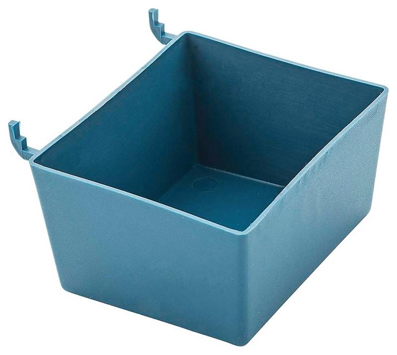 Peg Hook Parts Tray, Blue Finish