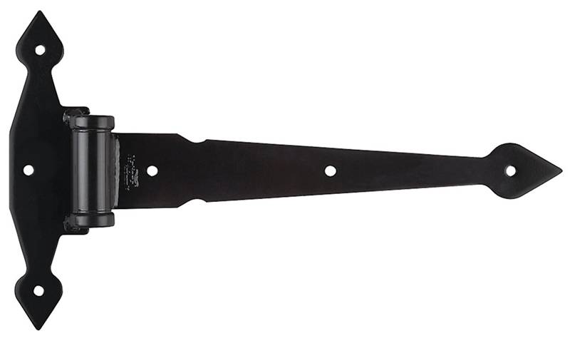 13 in. Spear Heavy Duty T & Gate - Hinge - Black