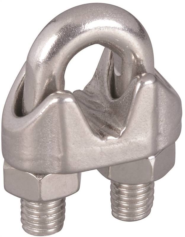 0.25 in. N830-314 Cable Clamps - Stainless Steel