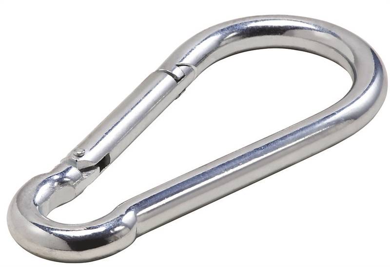 13/16 in. D X 4.2 in. L Zinc-Plated Steel Spring Snap 1120 lb