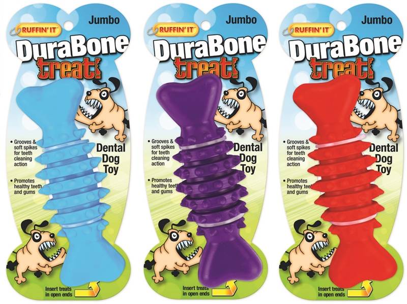 Picture of Rhode Island Textile 4767554 Jumbo Dental Durabone Treat Dog Toy