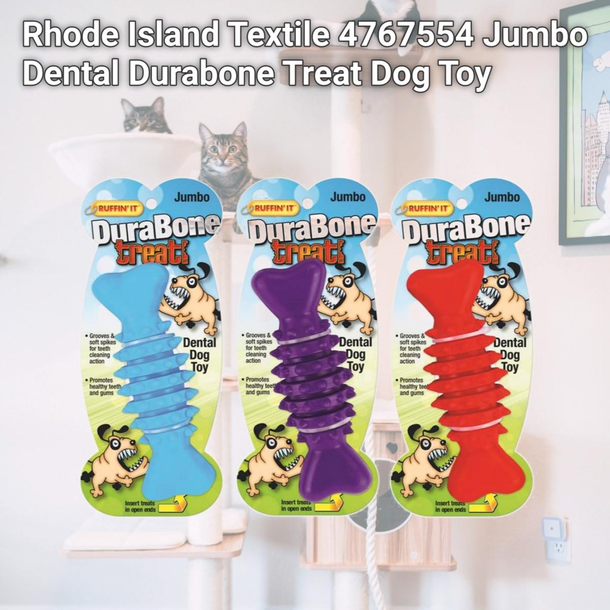 Picture of Rhode Island Textile 4767554 Jumbo Dental Durabone Treat Dog Toy