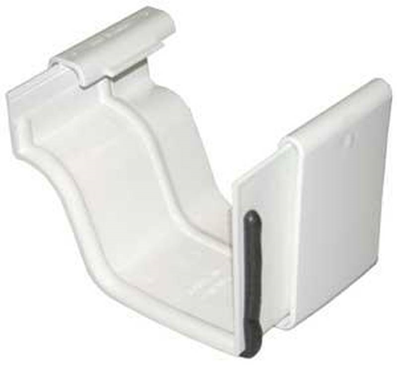 Amerimax 3.5 in. H X 3.5 in. W X 5 in. L White Vinyl K Gutter Connector
