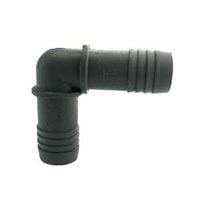 2 in. 90 deg Boshart Hose Elbow, Polyethylene - Gray