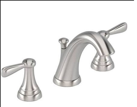 American Standard 7217896 4 In 2 Handle Bthroom Faucet Brushed