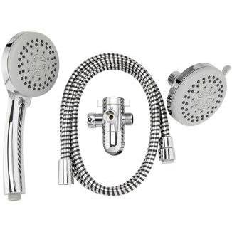 Picture of Plumb Pak 8314072 3.86 in. 5 FNC Hand Held Head Shower Kit&#44; Chrome