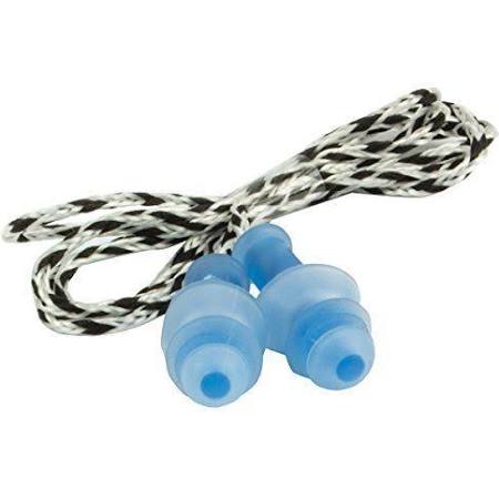 Picture of Safety Works 1610427 Tri-flange Ear Plugs with Reusable Cord with Case