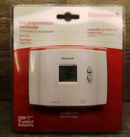 Picture of Honeywell Consumer 0177147 Basic Non-Programmable Thermostat Heating & Cooling