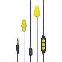 Picture of Plugfones 4462933 Earphone Wired Replacable Foam & Silicon Tips&#44; Yellow