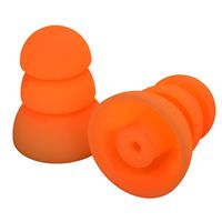 ComforTiered 27 dB Silicone Replacement Tip Replacement Ear Plugs Orange 5 pair