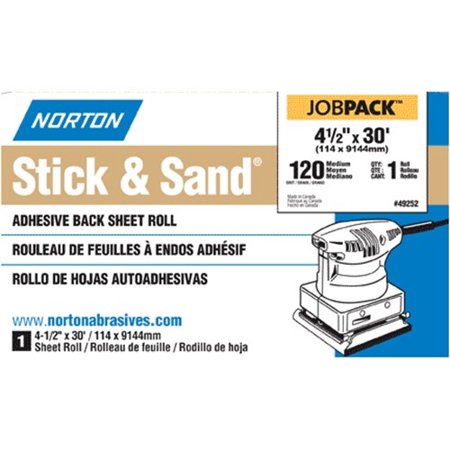 Picture of Norton 3310943 4.5 x 10 yards 100 Grit Disc Sanding Roll