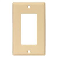 Picture of Cooper Industries 9232513 1 Gang Standard Decorator Wall Plate - Ivory
