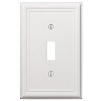 Picture of American Tack & Hardware 7231715 1 Gang Toggle Chelsea Steel Wallplate - White