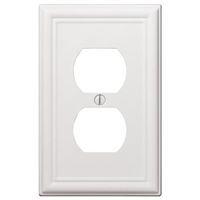 Picture of American Tack & Hardware 7231731 1 Gang Duplex Chelsea Steel Wallplate - White