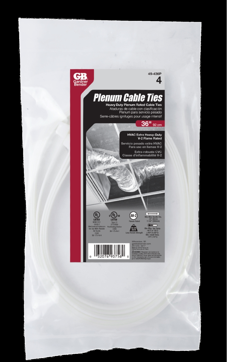 7296353 36 in. Heavy Duty Natural Tie Cable - 180 lbs