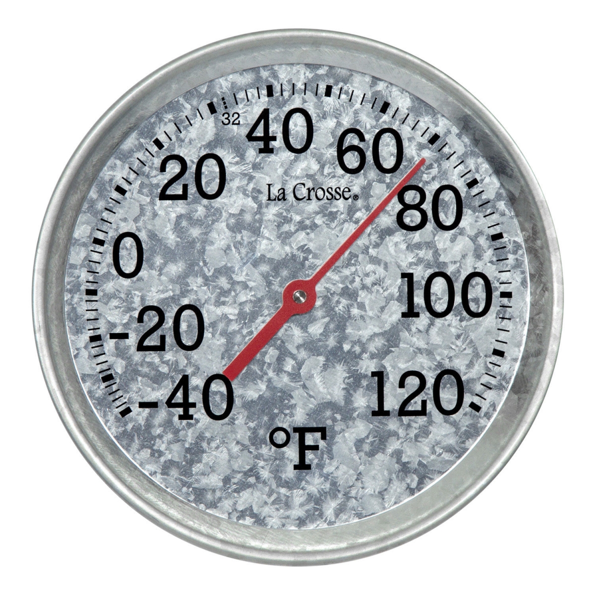 Picture of LA Crosse Technology 685115 8 in. Metal Galvanized Thermometer