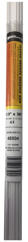 Forney Welding Equipment 5371380 0.12 in. Dia. Brazing Rod, Bronze